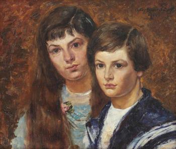 Octav Bancila : The children of the painter